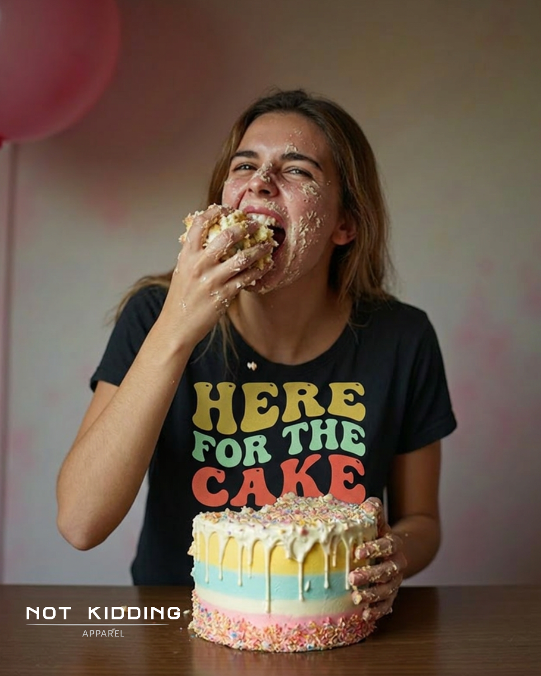 Here for the cake 3 - Women's Relaxed T-Shirt